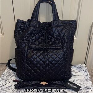 MZ Wallace Black Metro Convertible NEW